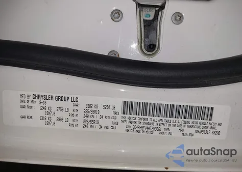 2010 Dodge Journey Sxt from USA, damaged, VIN 3D4PH5FV4AT253661